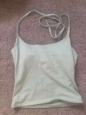 Old Navy Mint Green Halter Top with Built in Bra